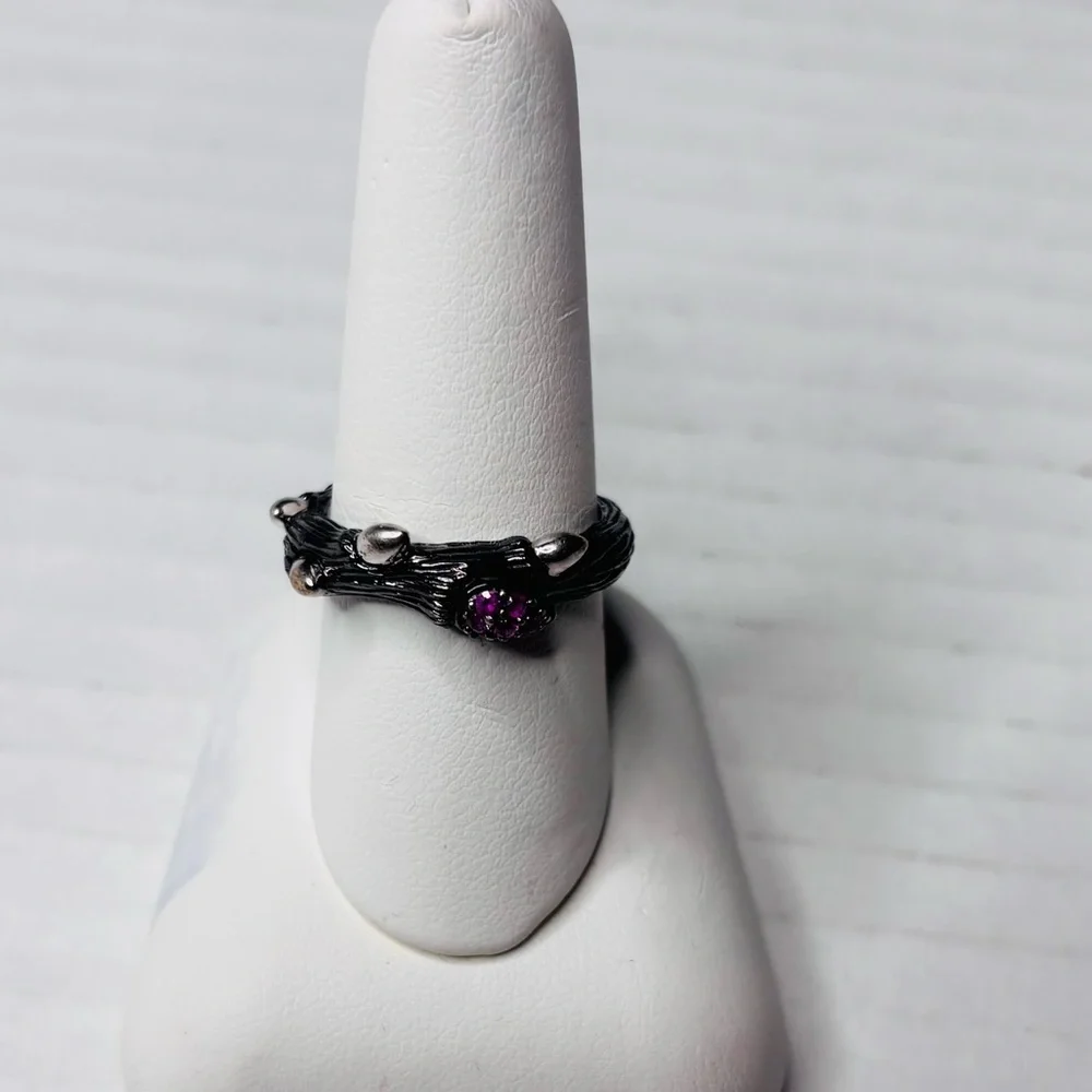 STEPHEN DWECK DIAMONDS Sterling Silver Branch Ring Size 7